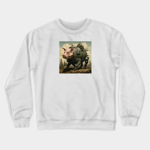 WAR PIGS Crewneck Sweatshirt by obstinator